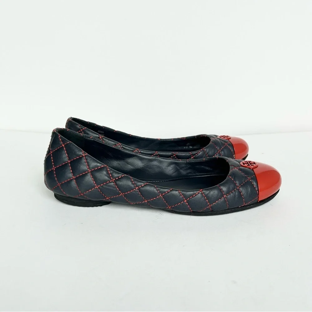 TORY BURCH Kaitlin Quilted Leather Ballet Flats